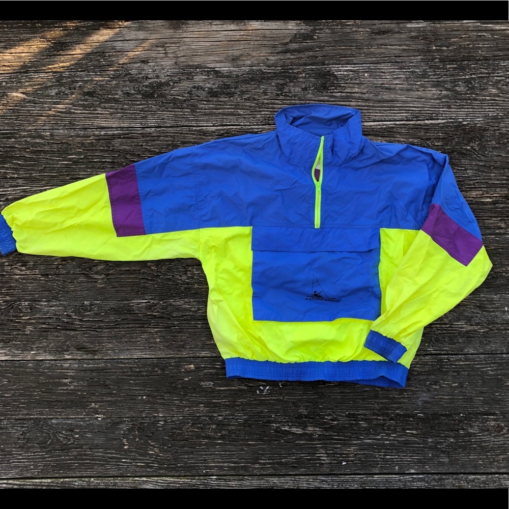 Vintage Pacific Scene Windbreaker